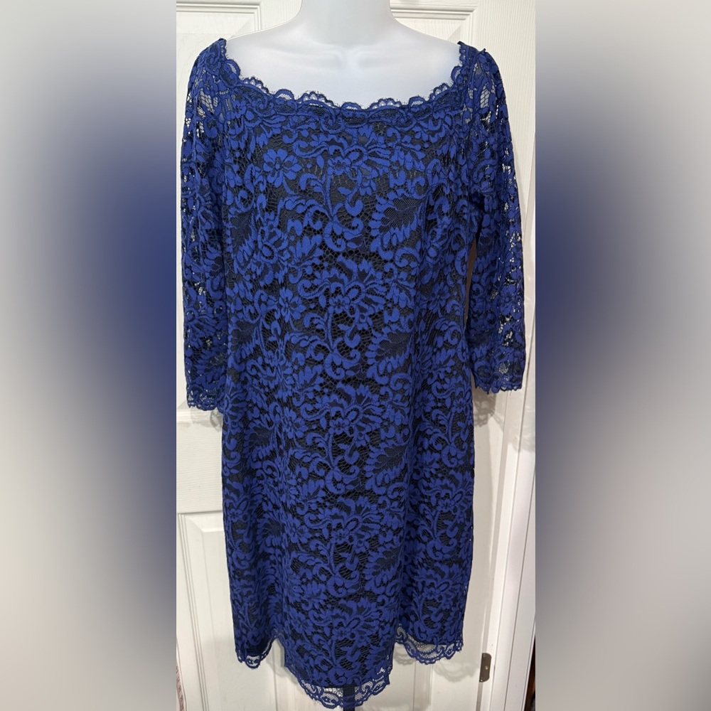 Vince Camuto Royal Blue Lace Dress